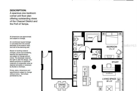 Condominio en venta en Tampa, Florida, 1 dormitorio, 126.16 m2 № 1684572 - foto 6