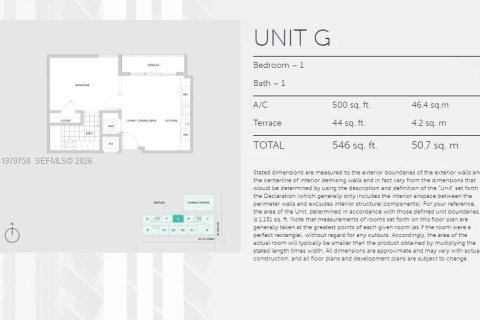 Copropriété à louer à Miami, Floride: 1 chambre, 39.95 m2 № 2046146 - photo 30