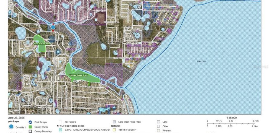 Terreno en Leesburg, Florida № 1806696