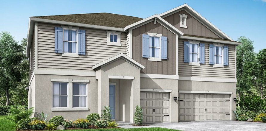 Villa ou maison à River Pointe by William Ryan Homes à Riverview, Floride 4 chambres, 320 m2 № 390595