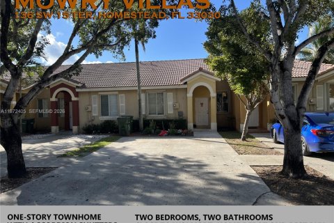 Таунхаус в Хомстед, Флорида 2 спальни, 95.5м2 № 2032996