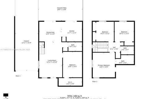 Villa ou maison à vendre à Miami, Floride: 3 chambres, 132.39 m2 № 2014202 - photo 4