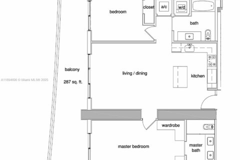 Condo in Miami, Florida, 2 bedrooms  № 1947236 - photo 6