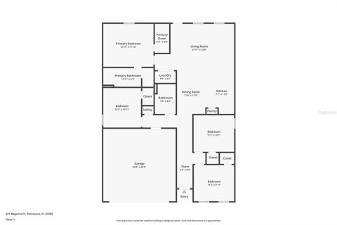 Casa en venta en Kissimmee, Florida, 4 dormitorios, 131.36 m2 № 1425157 - foto 26