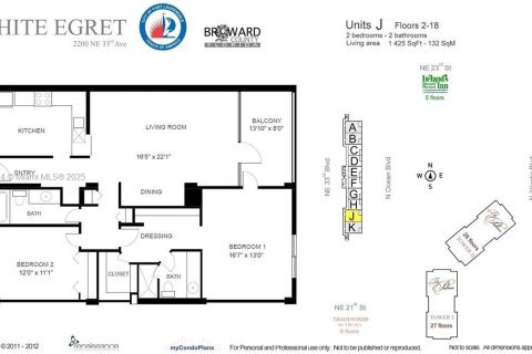 Condo in Fort Lauderdale, Florida, 2 bedrooms  № 1712710 - photo 6