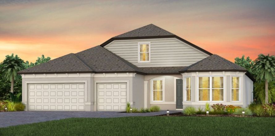 Casa en Del Webb Bexley en Land O' Lakes, Florida 4 dormitorios, 312 m2 № 521489