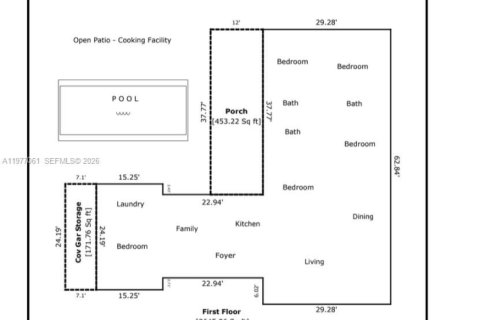 Купить виллу или дом в Пальметто-Бей, Флорида 4 спальни, 245.82м2, № 2041561 - фото 29
