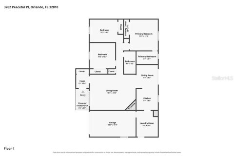 Villa ou maison à louer à Orlando, Floride: 3 chambres, 109.81 m2 № 2425615 - photo 2