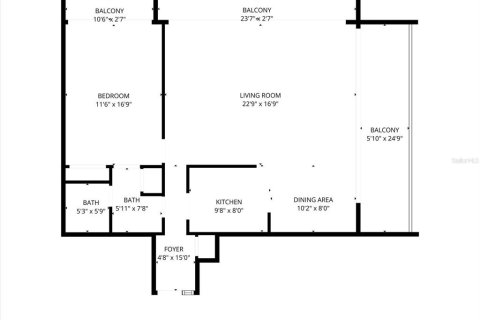 Copropriété à vendre à Sarasota, Floride: 1 chambre, 86.21 m2 № 2113428 - photo 2