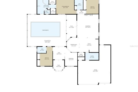 Villa ou maison à vendre à Spring Hill, Floride: 3 chambres, 221.39 m2 № 2148462 - photo 4