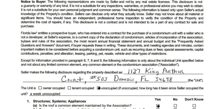 Condominio en Dunedin, Florida, 2 dormitorios  № 1881375