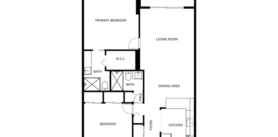 Condo in Boca Raton, Florida, 2 bedrooms № 1155642