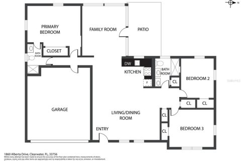 Casa en venta en Clearwater, Florida, 3 dormitorios, 130.25 m2 № 1914728 - foto 20