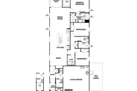 House floor plan «House», 3 bedrooms in Seasons at Marietta Cove