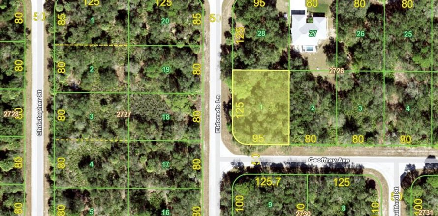 Land in Port Charlotte, Florida № 2165391