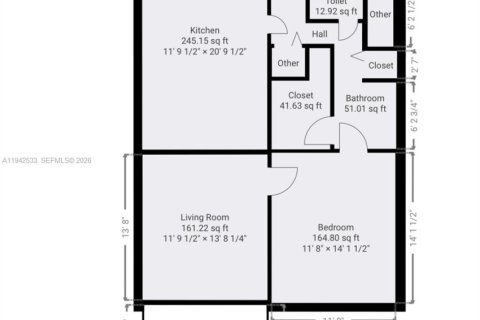 Condominio en venta en North Miami, Florida, 1 dormitorio, 82.31 m2 № 1999984 - foto 19