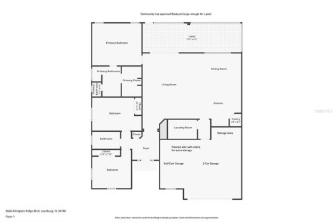 House in Leesburg, Florida 3 bedrooms, 172.98 sq.m. № 1885838 - photo 2