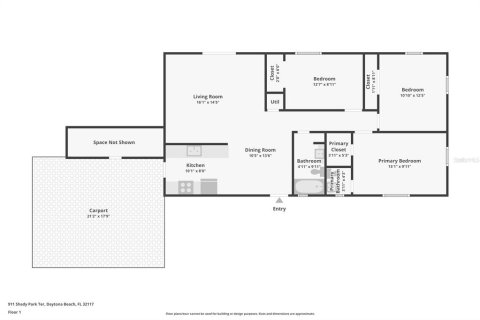 Villa ou maison à vendre à Daytona Beach, Floride: 3 chambres, 104.79 m2 № 2096539 - photo 30