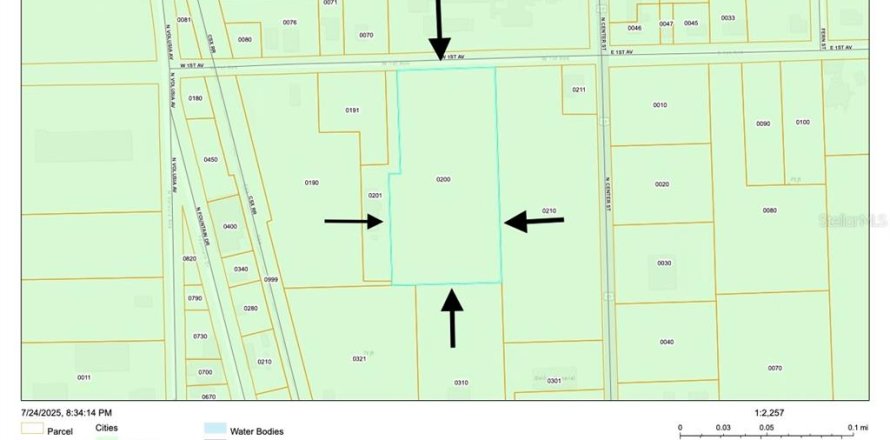Land in Pierson, Florida № 1849816