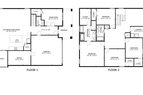 House in Newberry, Florida 4 bedrooms, 266.54 sq.m. № 2221587 - photo 2