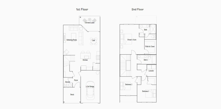 Townhouse in BEACHWALK in St. Johns, Florida 3 bedrooms, 152 sq.m. № 34467