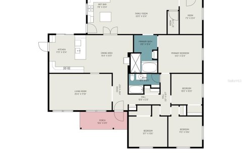 Купить виллу или дом в Киссимми, Флорида 6 комнат, 190.82м2, № 1905791 - фото 23