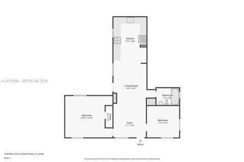 House in North Miami, Florida 2 bedrooms, 125.7 sq.m. № 2075370 - photo 22