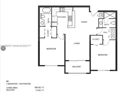 Condominio en venta en Miami, Florida, 2 dormitorios, 91.88 m2 № 1993472 - foto 14
