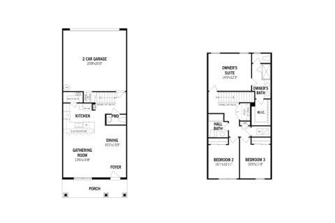 House floor plan «137SQM», 3 bedrooms in MERIDIAN PARKS