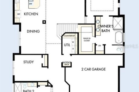 House in Orlando, Florida 4 bedrooms, 331.2 sq.m. № 2210238 - photo 2