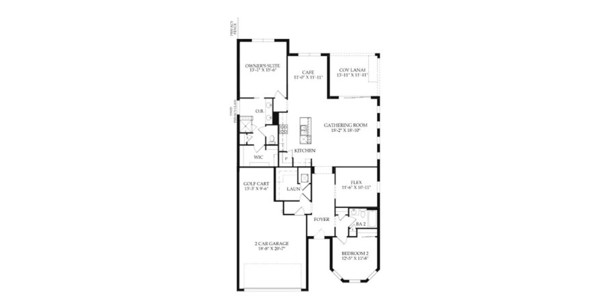 House floor plan «181SQM», 1 bedroom in THE FIELDS