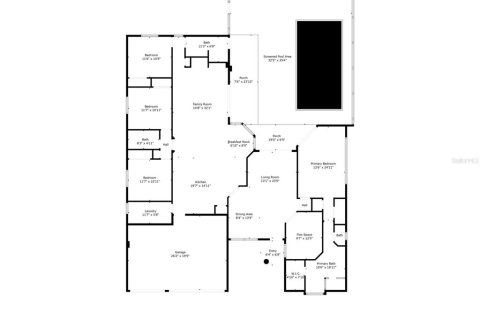 House in Homosassa, Florida 4 bedrooms, 240.43 sq.m. № 1906743 - photo 6