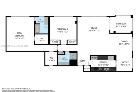 Copropriété à vendre à Miami Beach, Floride: 2 chambres, 179.77 m2 № 1858653 - photo 18