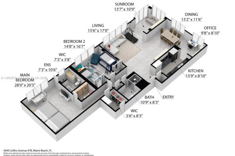 Copropriété à vendre à Miami Beach, Floride: 2 chambres, 179.77 m2 № 1858653 - photo 19