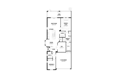 House floor plan «134SQM», 2 bedrooms in ARBORETUM
