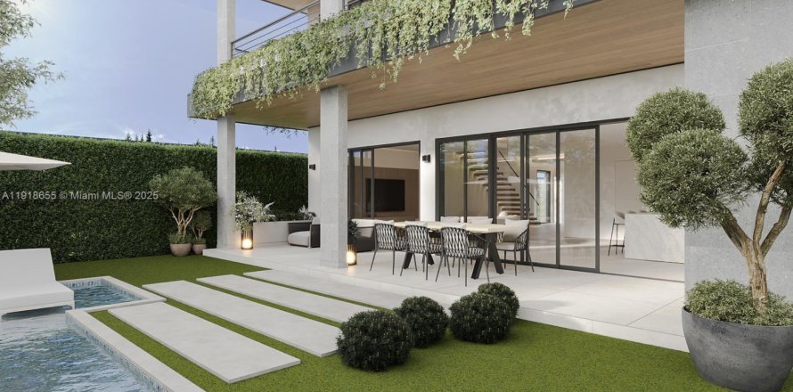 Дом в Майами, Флорида 4 спальни, 113.81м2 № 1973883