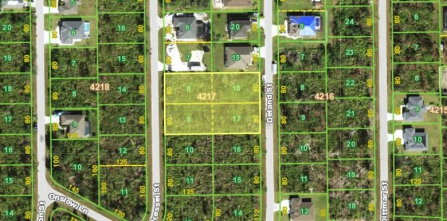 Terreno en Port Charlotte, Florida № 1856356