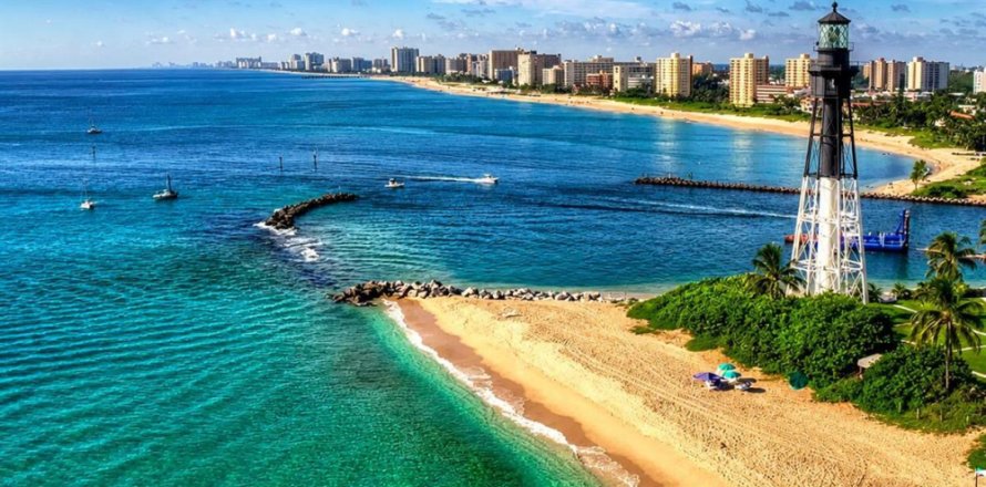 Кондоминиум с 3 комнатами в Помпано-Бич, Флорида № 2173660