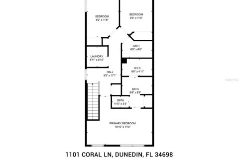 Townhouse in Dunedin, Florida 3 bedrooms, 138.24 sq.m. № 1912797 - photo 27