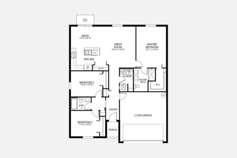 Townhouse floor plan «134SQM», 3 bedrooms in PORT CHARLOTTE