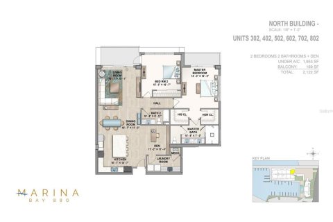 Купить кондоминиум в Клируотер, Флорида 5 комнат, 181.44м2, № 2151413 - фото 2