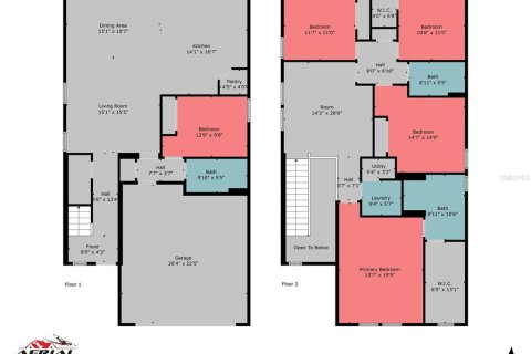 Casa en alquiler en Riverview, Florida, 5 dormitorios, 230.3 m2 № 1844310 - foto 3