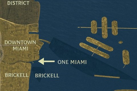 Снять в аренду кондоминиум в Майами, Флорида 1 спальня, 78.6м2, № 1944308 - фото 13