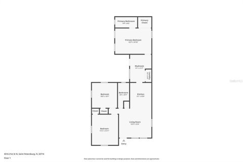 Villa ou maison à louer à Saint Petersburg, Floride: 3 chambres, 71.35 m2 № 2106496 - photo 21