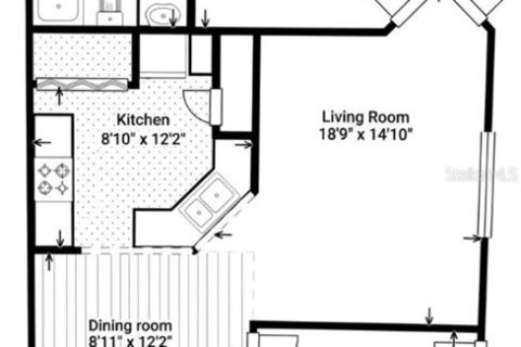 Copropriété à louer à Orlando, Floride: 2 chambres, 99.96 m2 № 2092900 - photo 2