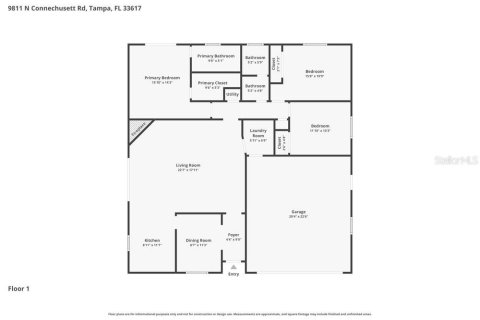 Villa ou maison à louer à Tampa, Floride: 3 chambres, 137.96 m2 № 2117092 - photo 2