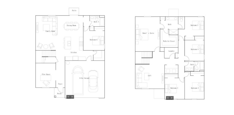Villa ou maison à Saddle Creek Preserve - The Estates I à Lakeland, Floride 6 pièces, 287 m2 № 304866