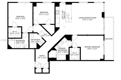 Купить кондоминиум в Майами, Флорида 3 спальни, 138.8м2, № 1828213 - фото 30