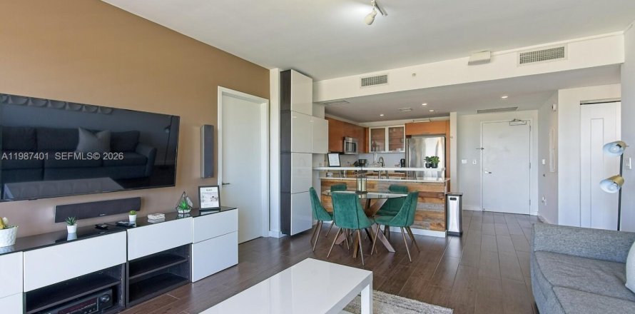 Кондоминиум с 2 спальнями в Майами, Флорида № 2047793