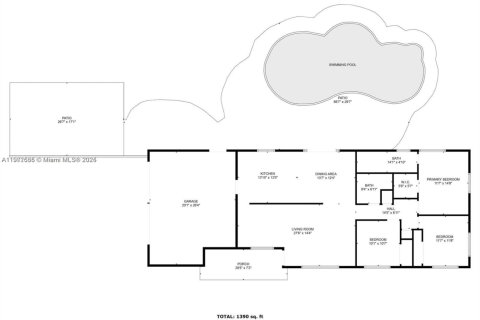 Casa en alquiler en Miami, Florida, 3 dormitorios, 139.35 m2 № 1965858 - foto 9